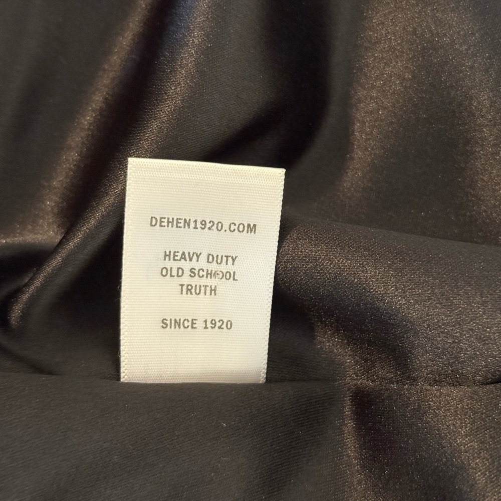 Dehen 1920 Blue And Brown Varsity Jacket Wool And Leather Medium $695 Retail - Picture 9 of 11